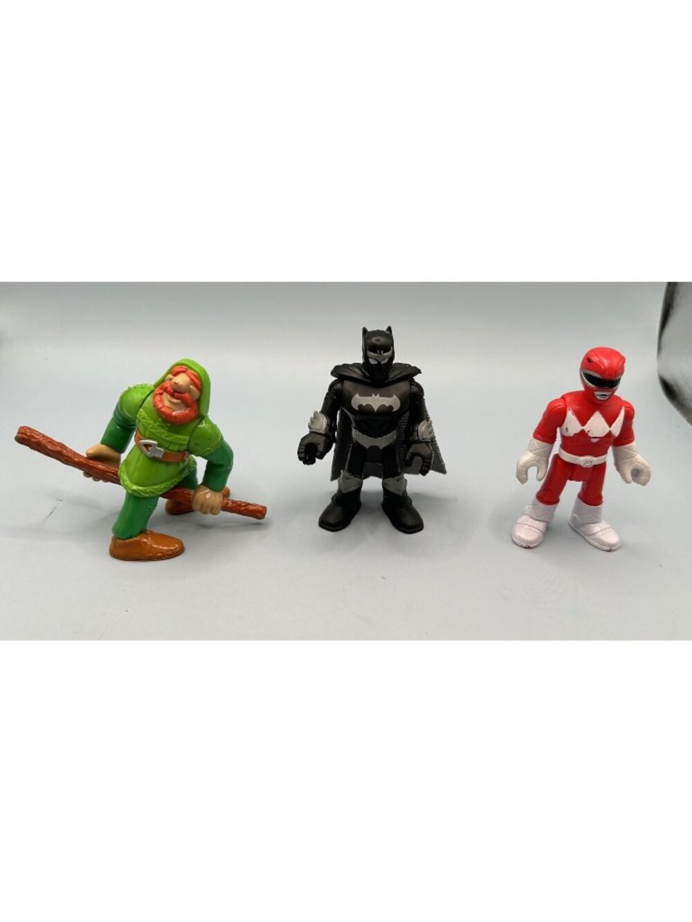 Fisher Price Imaginex Figures Power Ranger Batman Robin Hood Little John